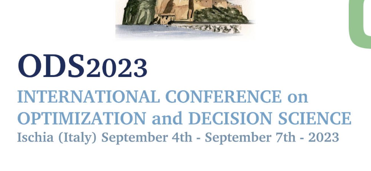 Optit supports and participates in Optimization and Decision Science (ODS) 2023
